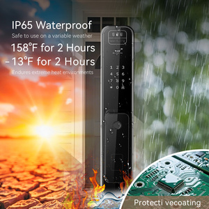 스마트락 얼굴인식 비디오 인터콤 <span class=keywords><strong>WiFi</strong></span> 알루미늄 합금 바디 다중 도어 IP65 방수 투야 앱 - Product Image 2