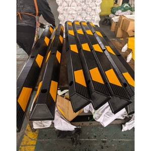 מעצור גלגל חניה לרכב מחומר גומי שחור וצהוב בהתאמה מושלמת, בהתאמה אישית סיטונאית, 1650 1830 2000 מ\"מ - Product Image 4