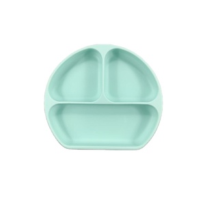 Assiette bébé en silicone, vaisselle pour enfants, bol à ventouse, sans BPA, plat divisé, incassable, écologique, utilisable au micro-ondes - Product Image 6