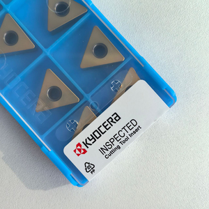 Insertos de Carburo Recubiertos de PCD Superduros HSS TN60 TCMT110208HQ, Forma Triangular para Herramientas de Torneado Externo Kyocera, Control CNC - Product Image 4