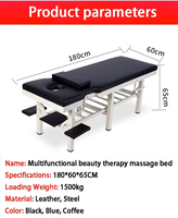 Table de massage multifonctionnelle pliable de qualité supérieure, nouvelle conception, portable, pour hôpitaux, chambres, style moderne, en métal