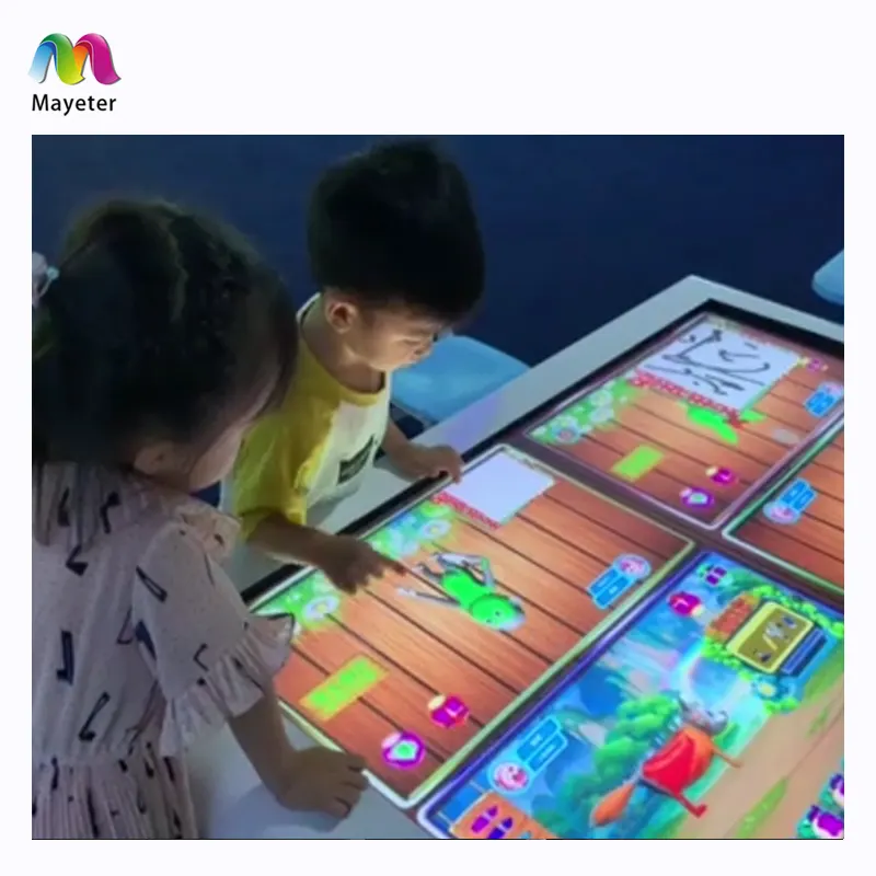 Interactive Touch Screen Games Amusement Park Game Facilities Indoor Wall Interactive Projection games for Kids
