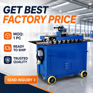 Máquina Automática para Doblar Costuras de Ductos Tipo S |   Cortadora de chapa metálica HVAC tipo S-Cleat |   Máquina de Sellado de Conductos de Ventilación Industrial - Product Image 6