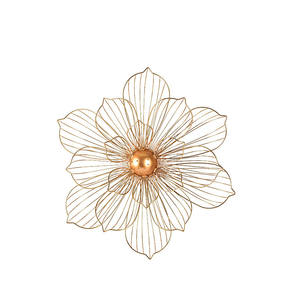 Offre Spéciale Hôtel Forgé Or Fleur Ensemble En Métal Cadre Décoration de La <span class=keywords><strong>Maison</strong></span> Accessoires - Product Image 1