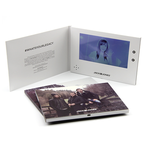 Ensemble de cadeaux promotionnels, carte d'invitation oem, module de <span class=keywords><strong>prix</strong></span> de gros, écran lcd, vidéo, livret, Offre Spéciale - Product Image 1