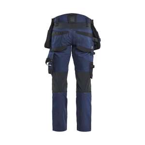 BLAKLADER - 197011498699C150 Pantalones artesanos en 2 vías elásticos Dark Navy/Black-PANTALONES DE TRABAJO EAN 7330509950913 - Product Image 2