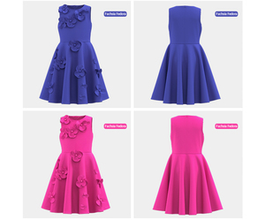 ชุดเดรสสำหรับเด็กผู้หญิงสำหรับงานเลี้ยงระดับไฮเอนด์และงานพิเศษ - Product Image 3