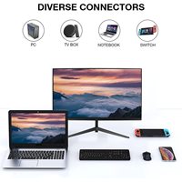 Monitor de Juegos LED de 22 Pulgadas, Gran Venta en China, Interfaz VGA, 99% SRGB, Resistente al Agua, Frecuencia de Actualización de 165 MHz, 4-5 ms
