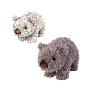 Peluche réaliste Wombat en gros, usine de Yangzhou, OEM ODM, animaux sauvages en peluche, poupées souples, simulation de faune, peluche Wombat - Product Image 3