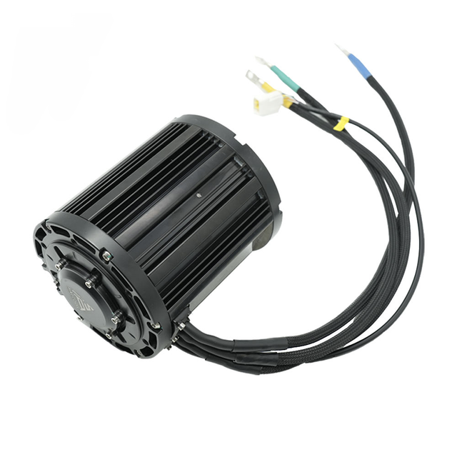 Powerful Mid Position Driving Motor With Hall Element QS MOTOR D138A-100 72 Volt 6000 Watt Electric Bike Power Accessory