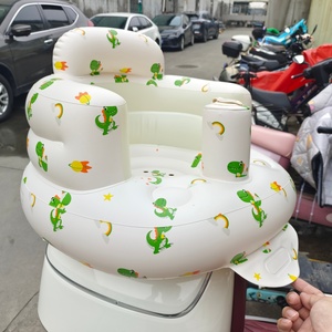 Safe and Comfortable Column-Style PVC <b>Inflatable</b> Baby <b>Sofa</b> Durable PVC Material <b>Inflatable</b> Baby <b>Sofa</b> Chair for Baby Leisure - Product Image 4
