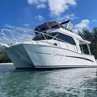 8.8m/29ft Catamaran Aluminium Bateau Loisirs Visites et Pêche Voyages CE Approuvé à vendre