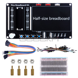 Bssy) Raspberry Pi Pico/ W Breakout <span class=keywords><strong>Breadboard</strong></span> kit hỗ trợ đèn <span class=keywords><strong>LED</strong></span> nút buzzer - Product Image 3