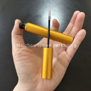 ISMAN Tubo Redondo <span class=keywords><strong>de</strong></span> Aluminio <span class=keywords><strong>de</strong></span> 5ml para Delineador <span class=keywords><strong>de</strong></span> Ojos y Rímel, Anillo Central Dorado, Botella Vacía para Suero <span class=keywords><strong>de</strong></span> Crecimiento <span class=keywords><strong>de</strong></span> <span class=keywords><strong>Pestañas</strong></span>, Venta al por Mayor, Marca Privada Profesional - Product Image 6