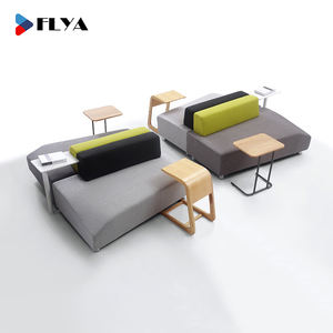 Área pública Colaboración Recepción Modular Sala de espera Asientos Oficina <span class=keywords><strong>Biblioteca</strong></span> Juego de sofá de tela - Product Image 4