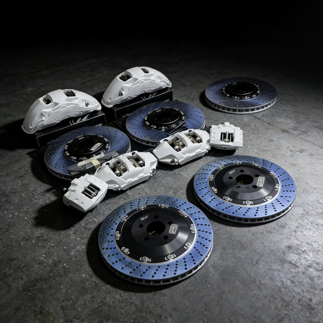 6 Piston Brake Calipers Kit 400mm-440mm Disc Kit Rim 21 Inch for Lixiang L9 Porsche 911 Cayenne Taycan Paramera