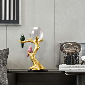 Esfera de cristal tallada a mano para decoración del hogar, adorno de lujo para sala de estar. - Product Image 1