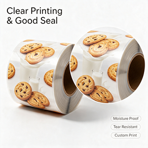 Rollo de Película de Embalaje de Grado Alimenticio, Rollo de Plástico Laminado Impreso para Uso en Panadería, Galletas, Dulces y Pan - Product Image 6