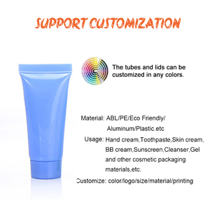 Mini Empty Cosmetic Soft <strong>Tube</strong> 5ml 10ml Clear Plastic Squeeze <strong>Tube</strong> Custom Logo Screw Cap Facial Cleanser Travel Easy Carry - Product Image 2