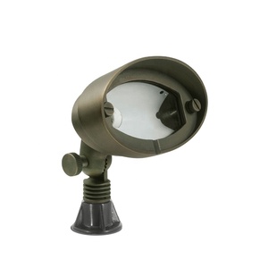 Lampe paysage LED imperméable conforme à la norme IP65, laiton, projecteur d'extérieur, lumière ronde, lave-linge de mur, lampe de jardin - Product Image 1