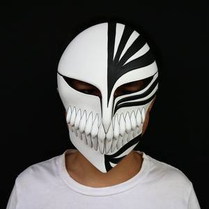 <span class=keywords><strong>Masque</strong></span> facial de cosplay <span class=keywords><strong>Bleach</strong></span> Kurosaki <span class=keywords><strong>Ichigo</strong></span>, accessoire de cosplay, fête, Comic Con, jouet pour enfant - Product Image 2