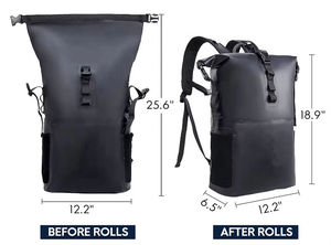 <span class=keywords><strong>Mochila</strong></span> Impermeable de PVC de 20L con Logotipo Personalizado Fu Hong, <span class=keywords><strong>Mochila</strong></span> Unisex de Moda con Cierre Enrollable, Fácil de Usar, para Senderismo y Escalada - Product Image 4