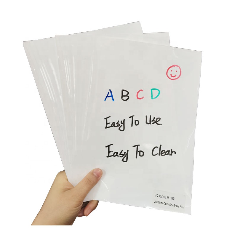 Self Adhesive Whiteboard Film Dry Erase Film PET Sticker Writing Film for Writing