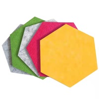 Panneau acoustique hexagonal insonorisant et diffuseur de bruit Bufu, installation facile, haute efficacité, design 3D, conception graphique 9 mm