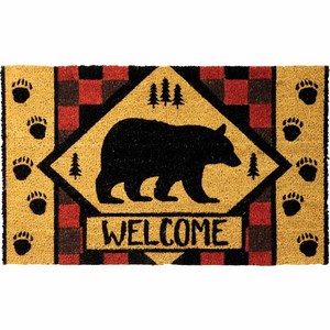 Customized Welcome Logo Custom Printed Outdoor Coconut Coco Coir Door Mats