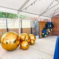 Ballons métalliques géants dorés Offre Spéciale de PVC de double couche grande boule gonflable brillante de miroir pour décoratif