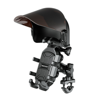 Support de téléphone portable pour moto Kewig, imperméable, pare-soleil, protection contre les chocs, antivol, support de téléphone pour vélo, support de téléphone pour vélo