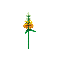 Ensembles de blocs de construction en forme de fleurs, plante en pot avec boîte cadeau, ensembles de briques MOC, ensembles DIY pour enfants, jouets éducatifs pour enfants 9094