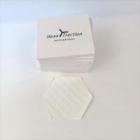 Plaquettes de traction hexagonales blanches sans cire pour planches de surf, en caoutchouc de silicone antidérapant
