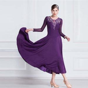 M-18228 महिला बॉलरूम नृत्य प्रशिक्षण पोशाक महिलाओं सेक्सी साल्सा आर्बिक नृत्य के लिए मानक पोशाक - Product Image 4