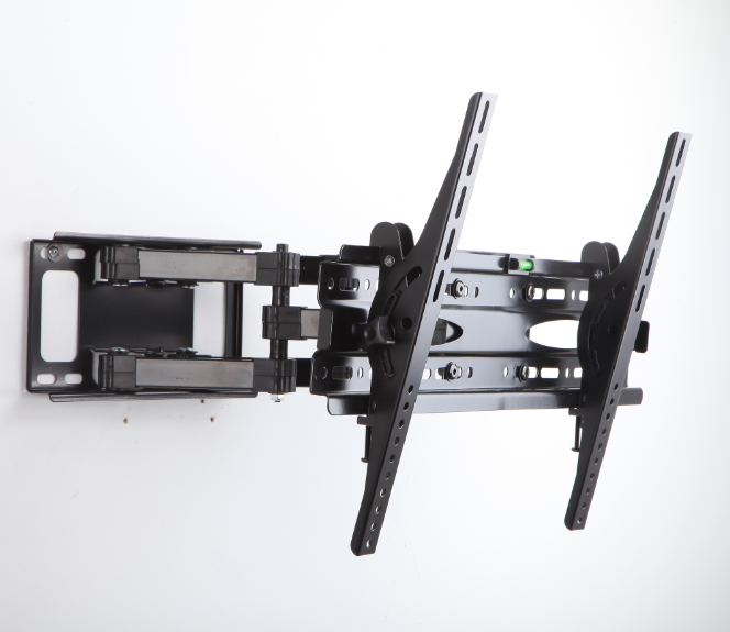 Двойной Шарнирный кронштейн, подставка для ЖК-дисплея, наклонный поворотный кронштейн, настенное крепление с полным движением для телевизора 32-65 дюймов