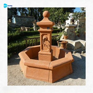Fontane d'Acqua in Marmo Naturale Stile Francese Antico per Decorazione <span class=keywords><strong>Giardino</strong></span> Esterno, con Accessori in Metallo, in Vendita - Product Image 4