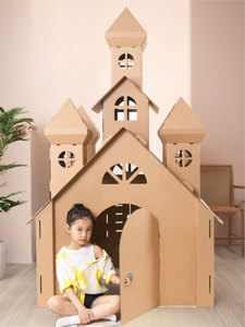 Tùy chỉnh các tông Playhouse và thủ công handmade sóng lắp ráp đồ chơi - Product Image 2