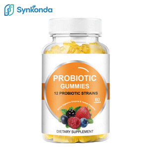 حلوى البروبيوتيك 12 نوعًا مع إنزيمات هضمية وبريبايوتيك عشبي 60 حبة مكمل غذائي لتعزيز جهاز المناعة وصحة الأعصاب - Product Image 1