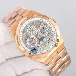 Reloj de Lujo para Hombre, Estilo Clásico con Fase Lunar, Correa de Acero Inoxidable y Movimiento Mecánico Automático, Superventas - Product Image 1