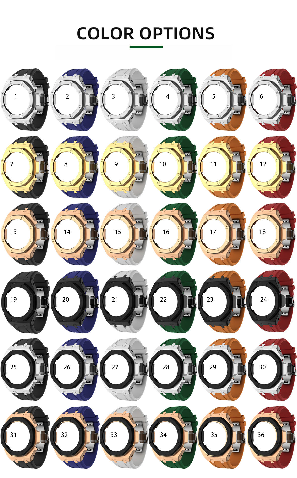 Please mark the color number