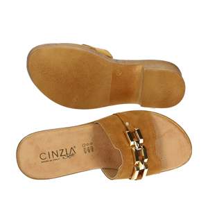Cinzia Soft Sandales à talons compensés en cuir pour femme NG8977 - Product Image 6