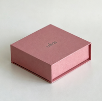 Boîtes en papier personnalisées avec logo, écologiques, pour bijoux (boucles d'oreilles, colliers, bagues), avec fermeture magnétique, pour accessoires cadeaux