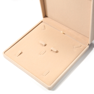 Scatola <span class=keywords><strong>Portagioie</strong></span> <span class=keywords><strong>Grande</strong></span> in Flanella di Alta Qualità, Confezione Regalo per Collane di Perle e Orecchini, Scatole Regalo in Velluto per Gioielli - Product Image 5
