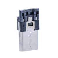 Conector Micro USB 2.0 Tipo B Macho de Bajo Precio, 5 Pines, 2 Pines, 4 Pines, Vertical, Orificio Pasante, Micro V8, para Cable de Carga y Datos