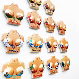 مخصص أستراليا بيكيني شاطئ راتنج مطلي مغناطيس الثلاجة المغناطيسي-السفر تذكارية الحرف اليدوية الزخرفية بالجملة - Product Image 2