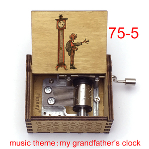 กล่องดนตรีไม้ลายการ์ตูนอะนิเมะชิบิมารุโกะจัง นาฬิกาของคุณปู่ ของขวัญไม่ซ้ำใคร ของขวัญส่วนตัว ของขวัญที่ดีที่สุดสำหรับคู่รักและเด็ก - Product Image 4