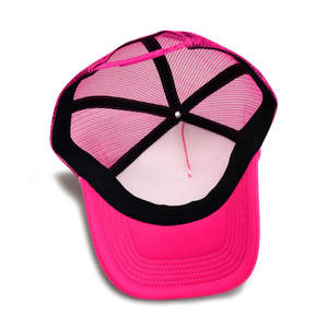 Casquette Trucker Rose en Maille pour Streetwear, Fournisseur Chinois, Personnalisable avec Chaînes, Casquette Roper Otto 5 Panneaux, Couronne Haute, Dos en Maille, Casquette Trucker en Mousse - Product Image 6