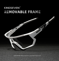 KINGSEVEN-Lunettes de cyclisme photochromiques pour homme, vélo de montagne, lunettes de soleil, de sport, VTT, LS-910, 2025