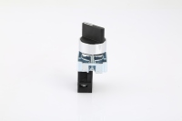 Commutateur rotatif industriel LAY5-BD33 en métal de 22 mm, 3 positions, à bouton de verrouillage, IP65, 220 V, 10 A, contact NO/NC