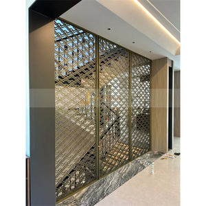 ANN9547 Sophisticated Modern Stainless Steel Coating Custom Multi-Functional Decorative <b>Screen</b> <b>Partition</b> for Upscale Projects - Product Image 6